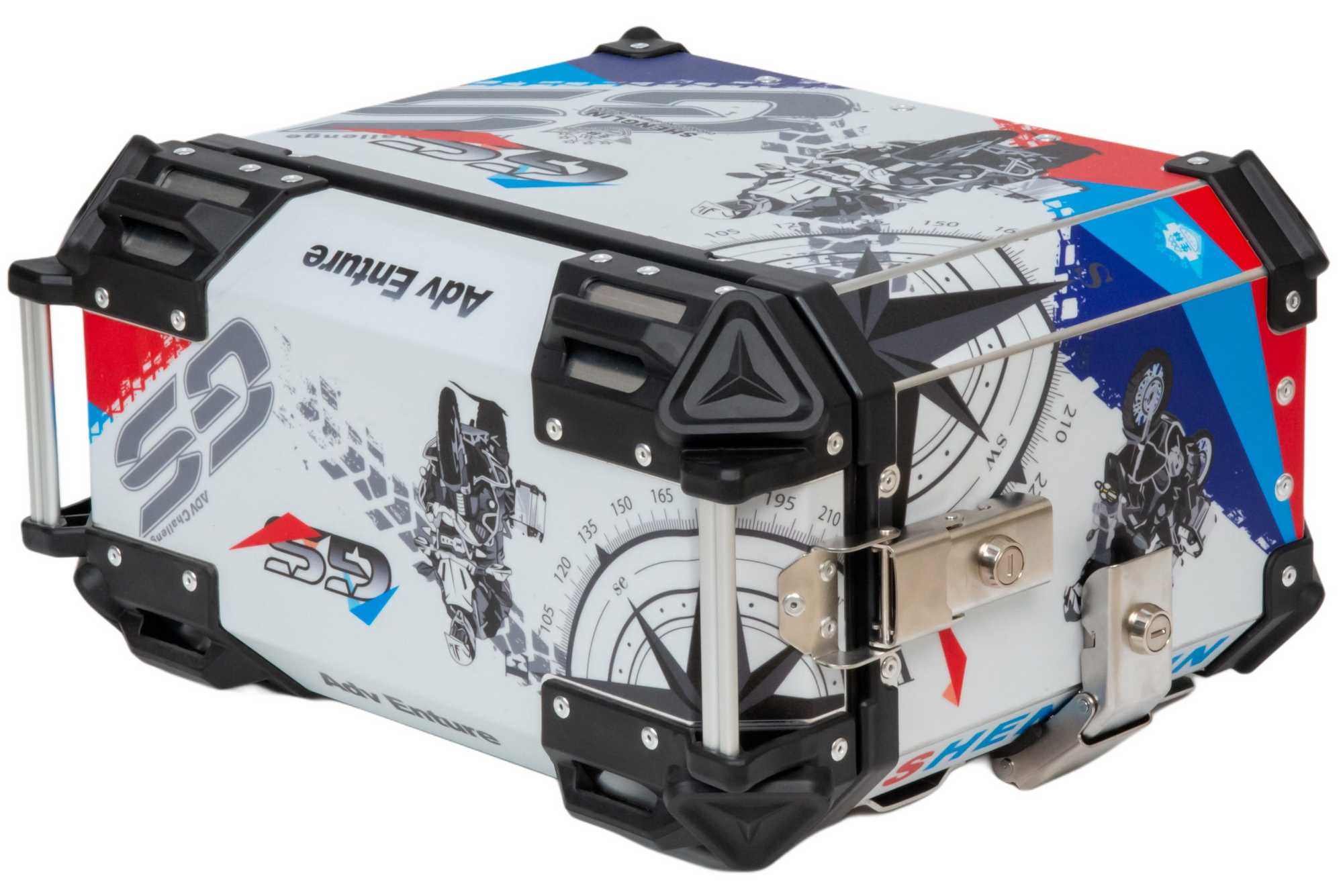 Кофр. боковые 74л (алюминий)