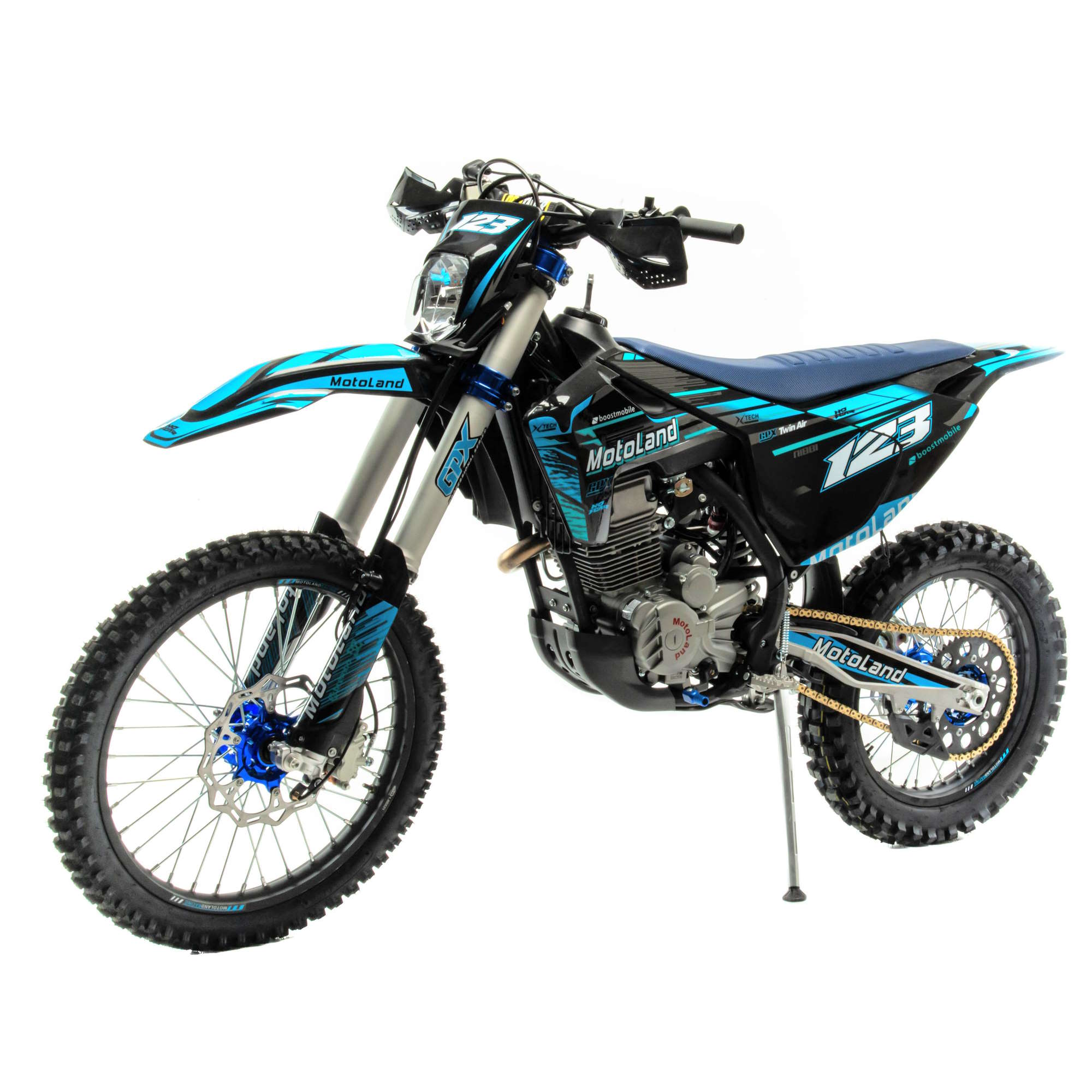 Мотоцикл Кросс Motoland XT 250 ST 21/18 (172FMM-4V) синий РАСПРОДАЖА