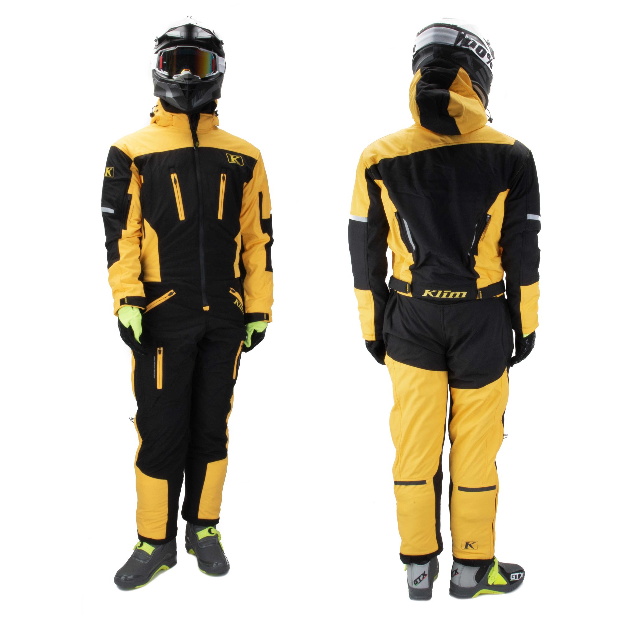 Комбинезон для снегохода KLIM №3 yellow (текстиль) (M)